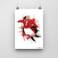 David Beckham Manchester United Print - DanDesignsGB
