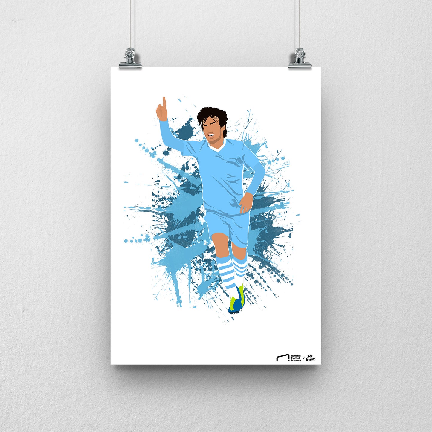 David Silva Print - DanDesignsGB