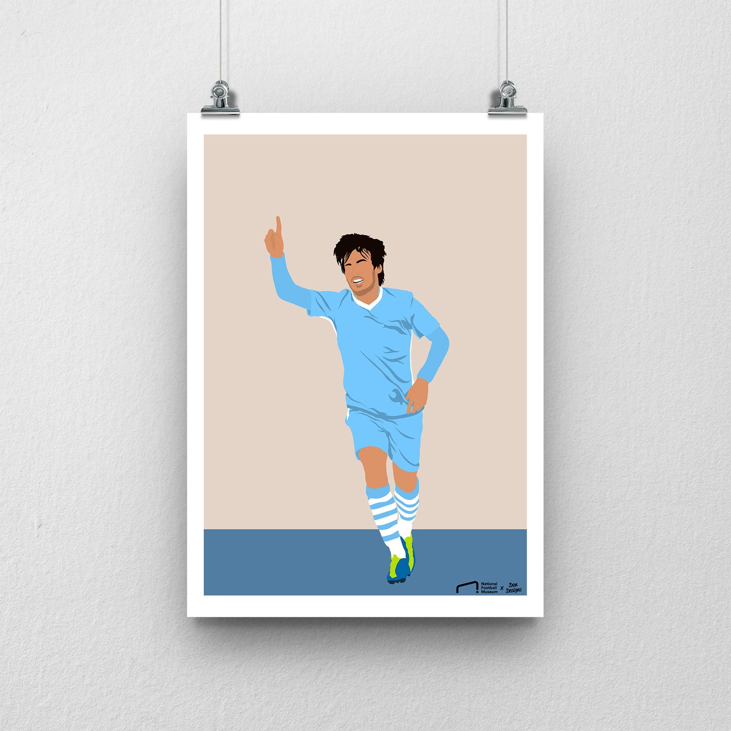 David Silva Print - DanDesignsGB