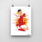 Declan Rice Arsenal Print - DanDesignsGB