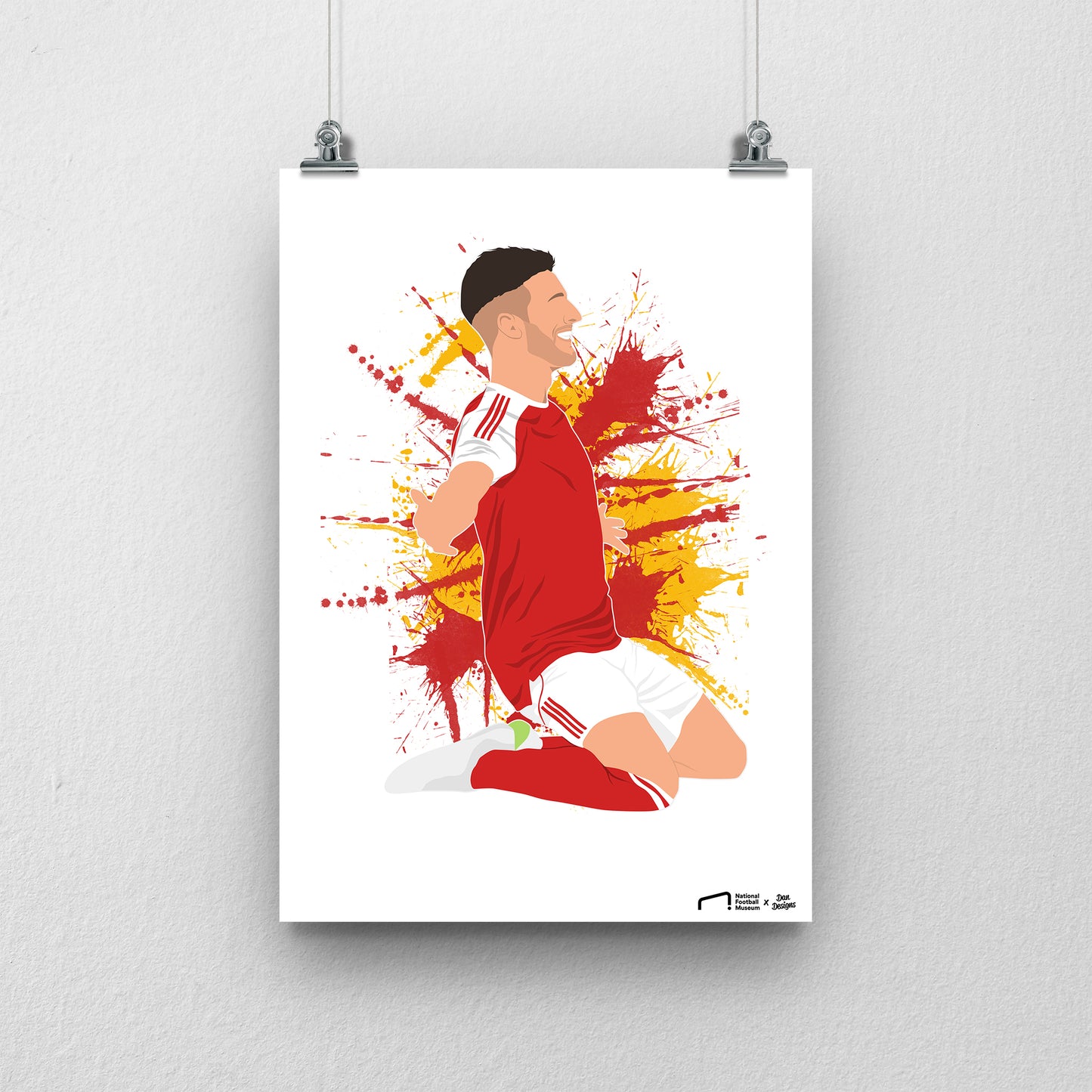 Declan Rice Arsenal Print - DanDesignsGB