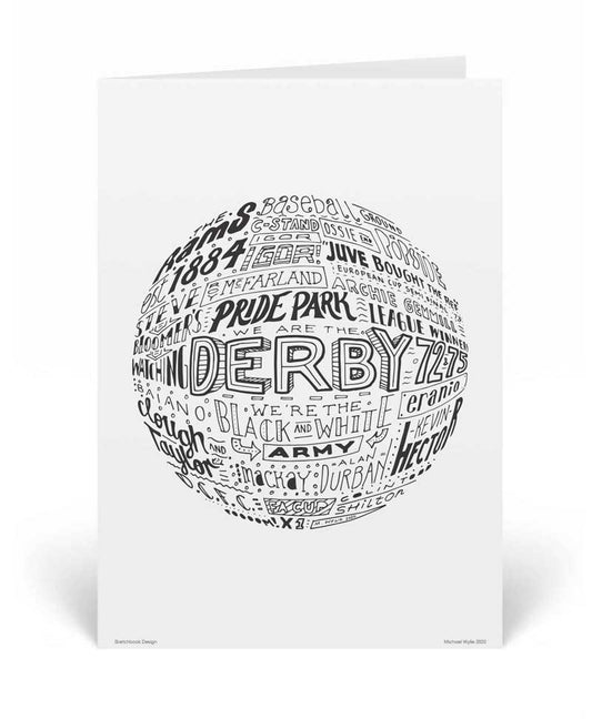 Sketch Book - Derby County Card