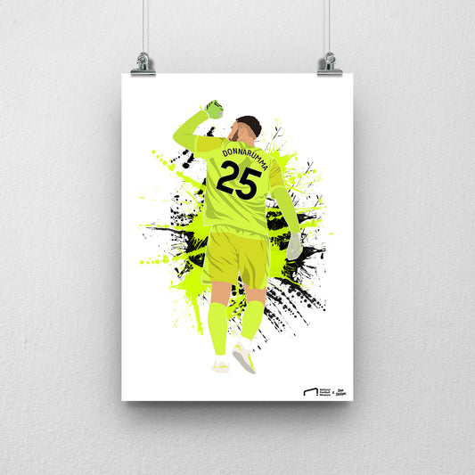 Gianluigi Donnarumma Print - DanDesignsGB