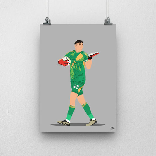 SALE - Emi Martinez Print - DanDesignsGB