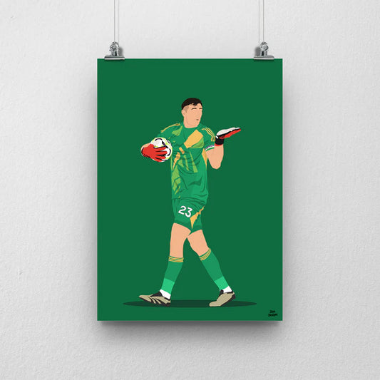 SALE - Emi Martinez Print - DanDesignsGB