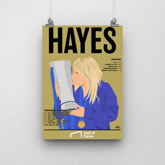 Emma Hayes Hall of Fame Print - DanDesignsGB