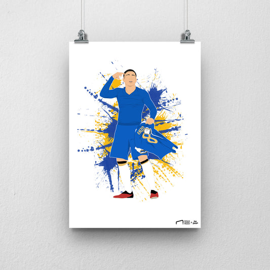 Enzo Fernandez Chelsea Print - DanDesignsGB