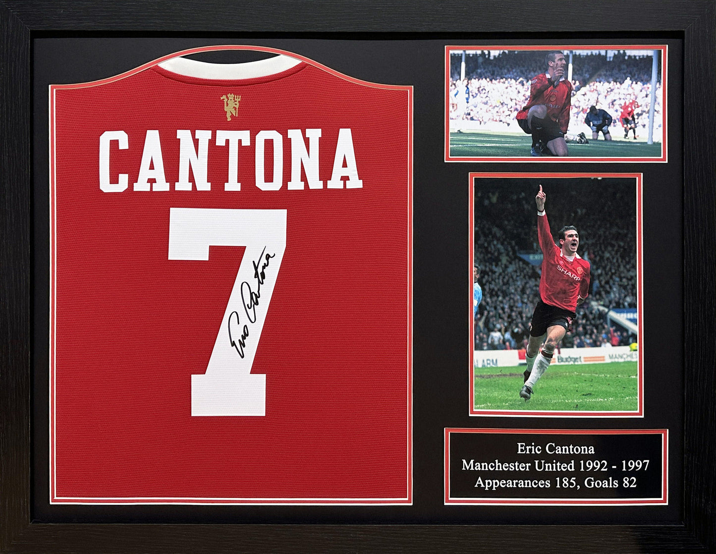 Eric Cantona Signed Number 7 Manchester United Shirt