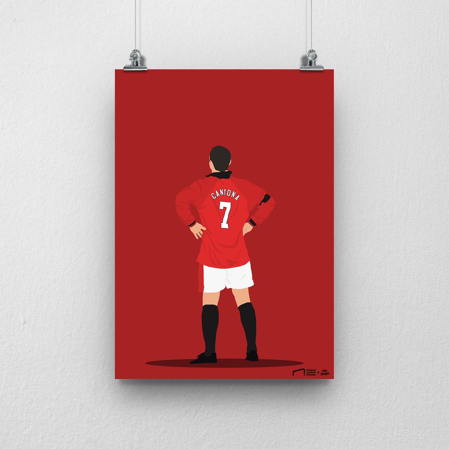 Eric Cantona Print - DanDesignsGB