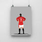 Eric Cantona Print - DanDesignsGB