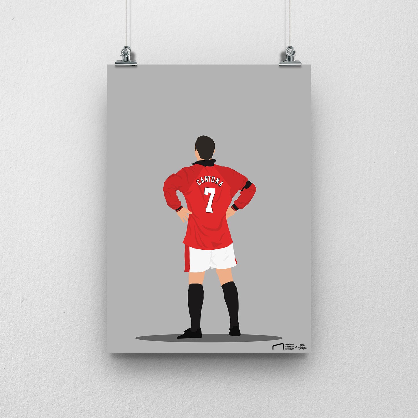 Eric Cantona Print - DanDesignsGB