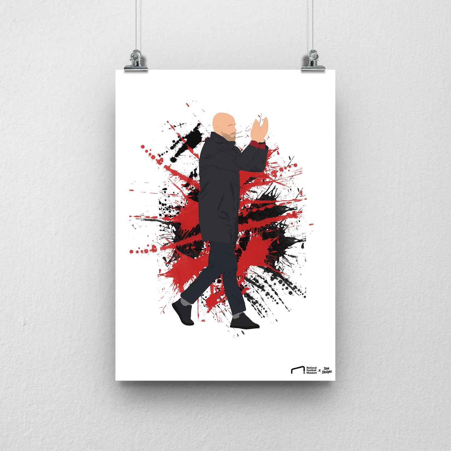 Erik Ten Hag Print - DanDesignsGB