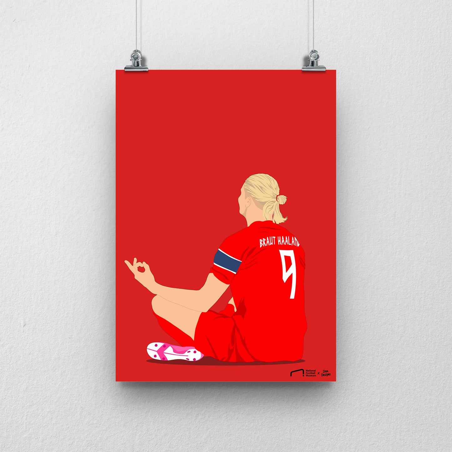 Erling Haaland Norway Print - DanDesignsGB