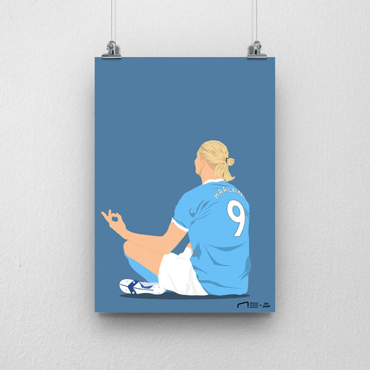 Erling Haaland Print - DanDesignsGB
