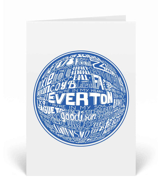 Sketch Book - Everton Card