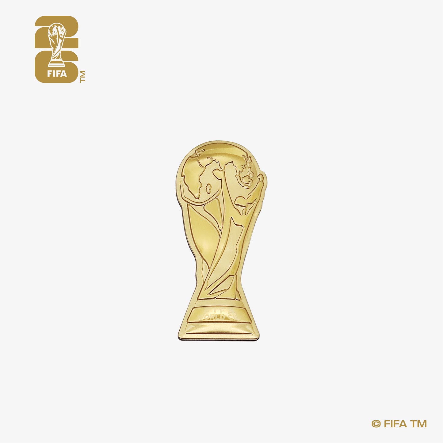 FIFA World Cup 2D Trophy Pin Badge
