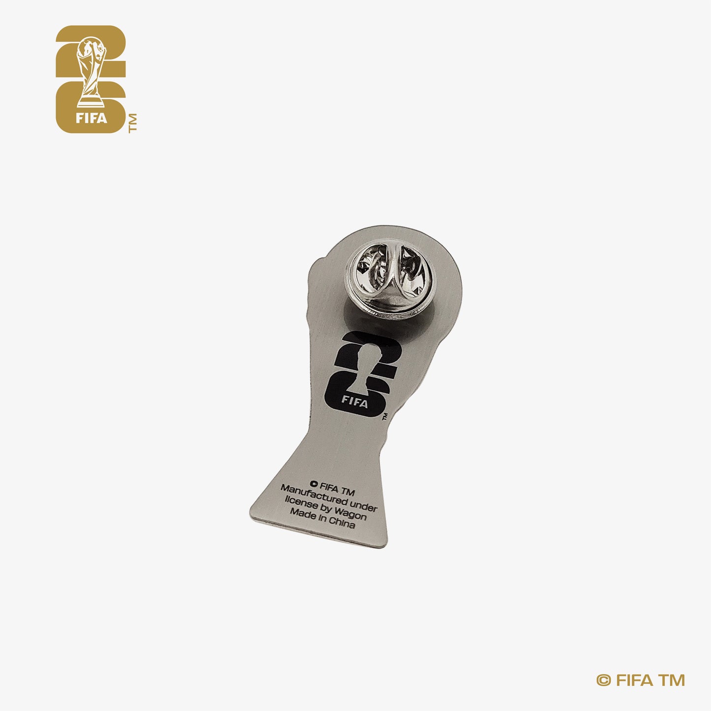 FIFA World Cup 2D Trophy Pin Badge