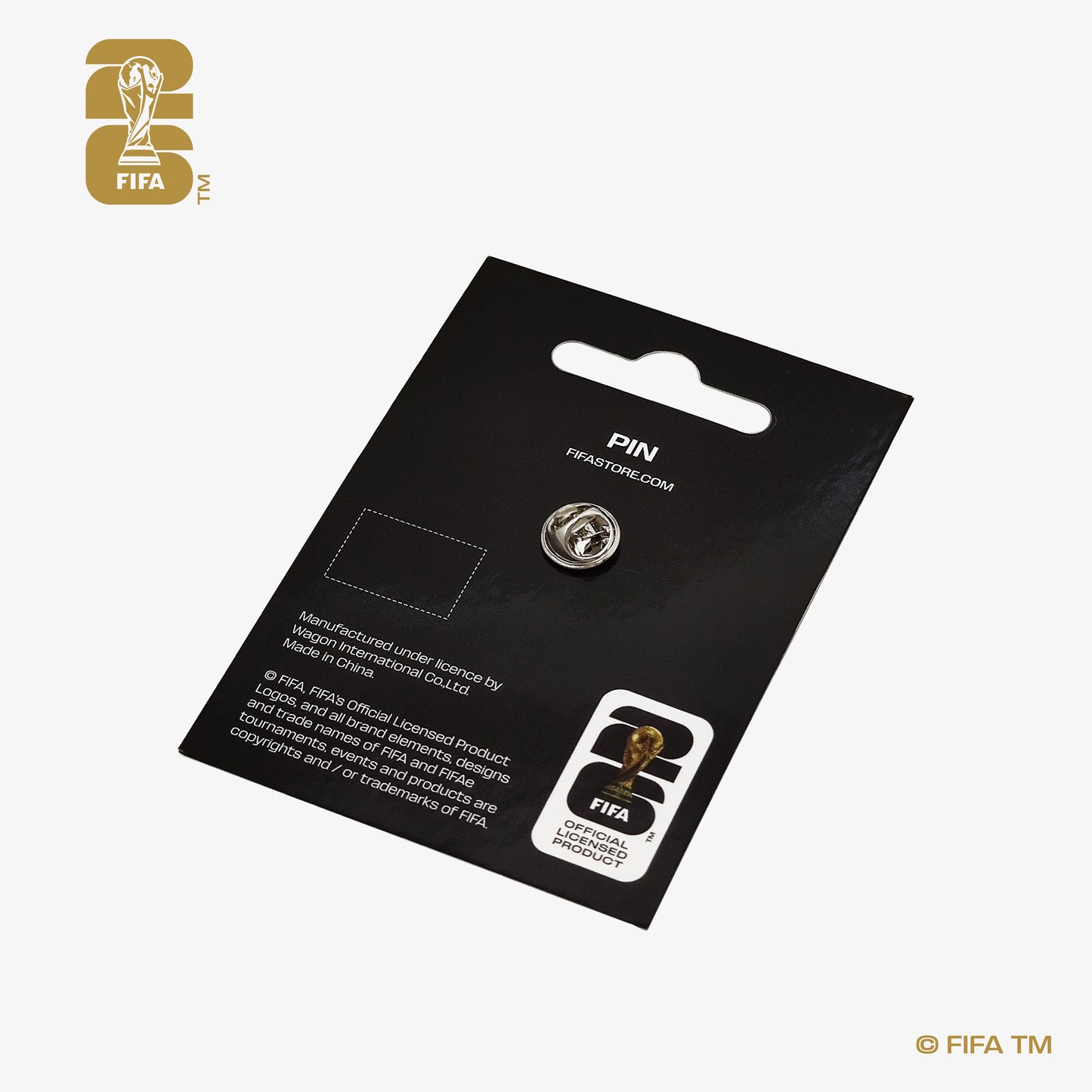 FIFA World Cup 2D Trophy Pin Badge