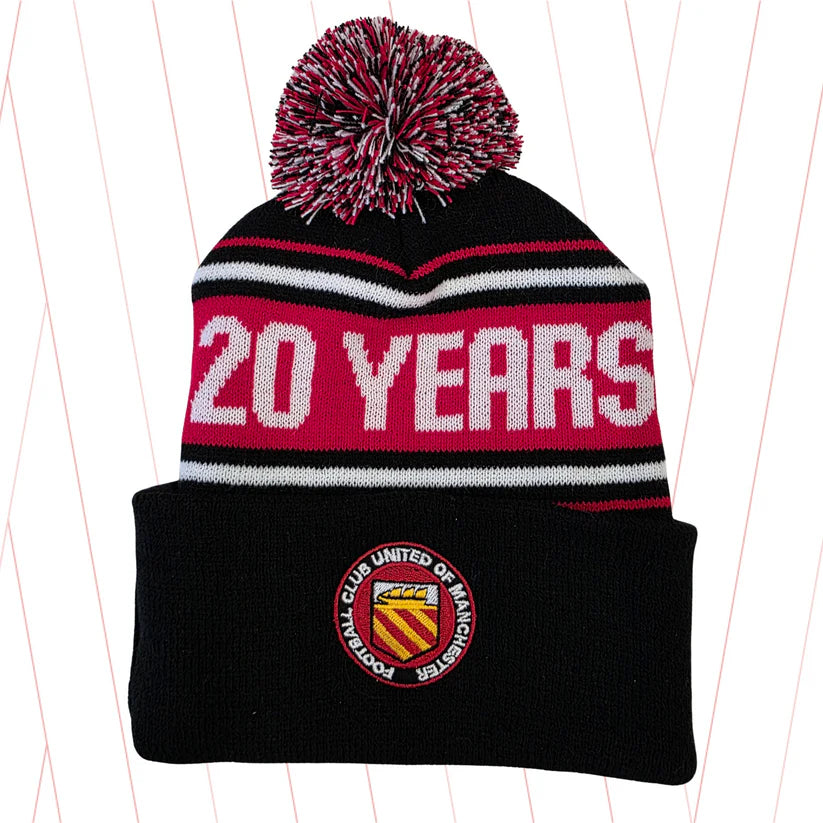 FC United 20 Years Jacquard Bobble Hat
