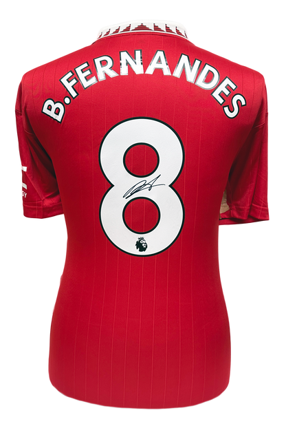 Bruno Fernandes Signed 22/23 Manchester United Shirt – National