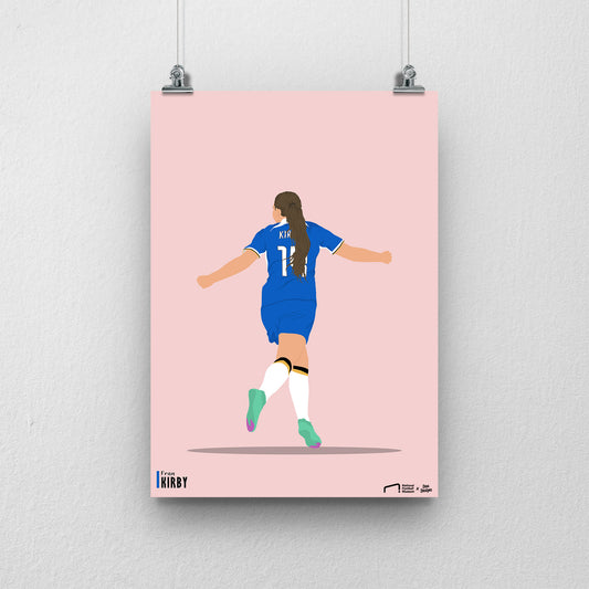 Fran Kirby Chelsea Print - DanDesignsGB