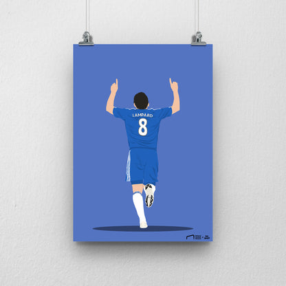 Frank Lampard Chelsea Print - DanDesignsGB