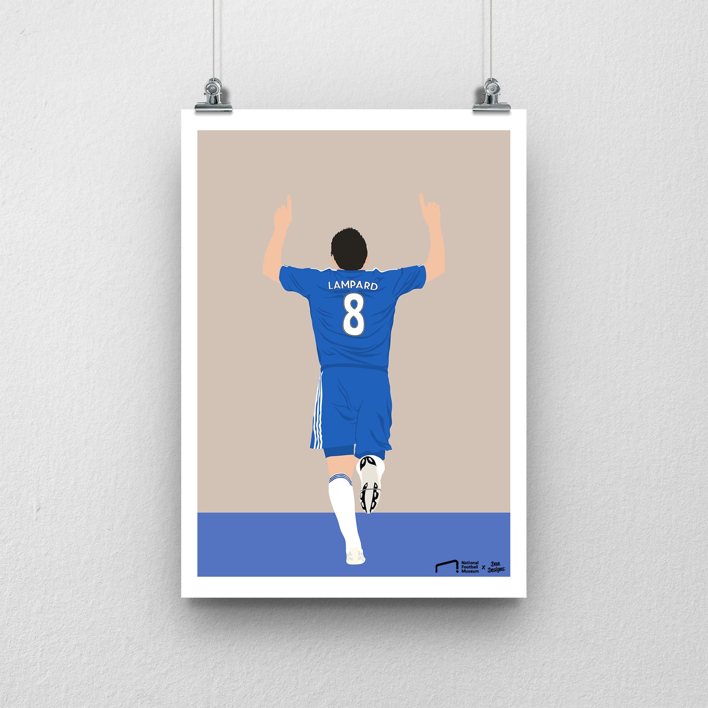 Frank Lampard Chelsea Print - DanDesignsGB