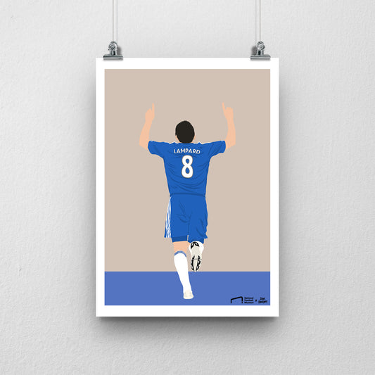 Frank Lampard Chelsea Print - DanDesignsGB