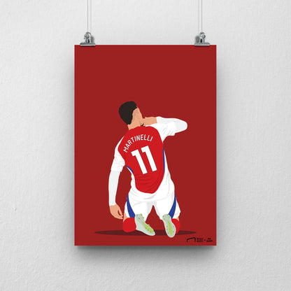 Gabriel Martinelli Print - DanDesignsGB