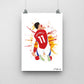 Gabriel Martinelli Print - DanDesignsGB