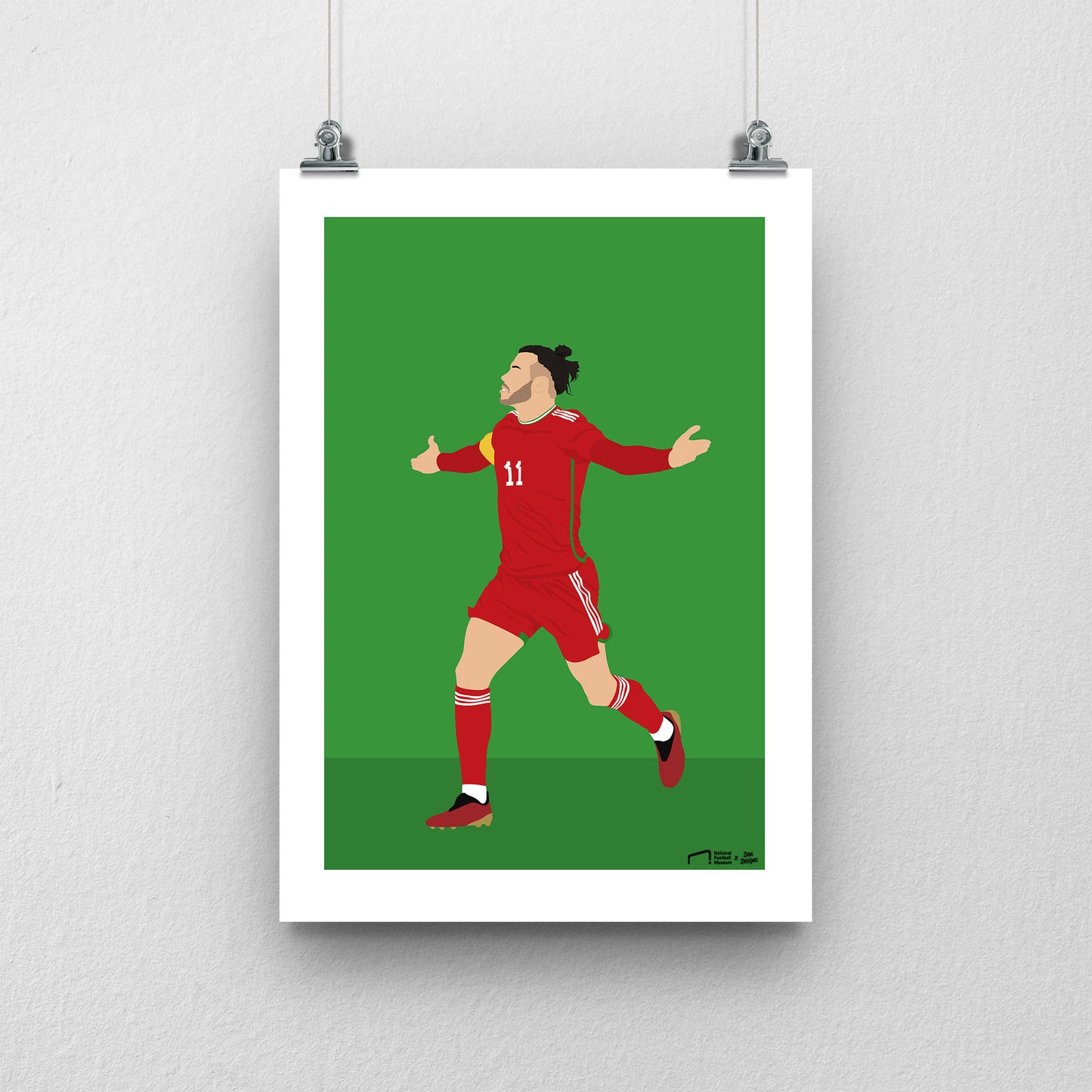 Gareth Bale Wales Print - DanDesignsGB