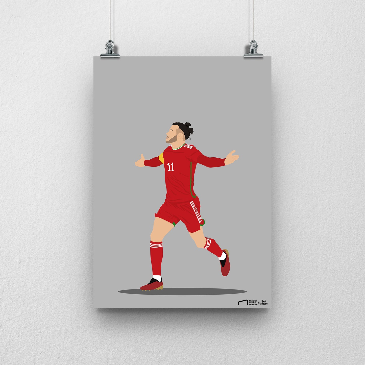 Gareth Bale Wales Print - DanDesignsGB