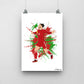 Gareth Bale Wales Print - DanDesignsGB