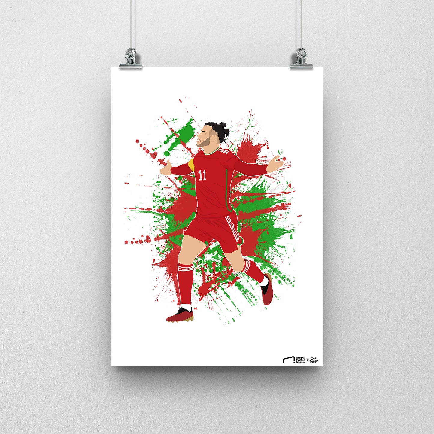 Gareth Bale Wales Print - DanDesignsGB