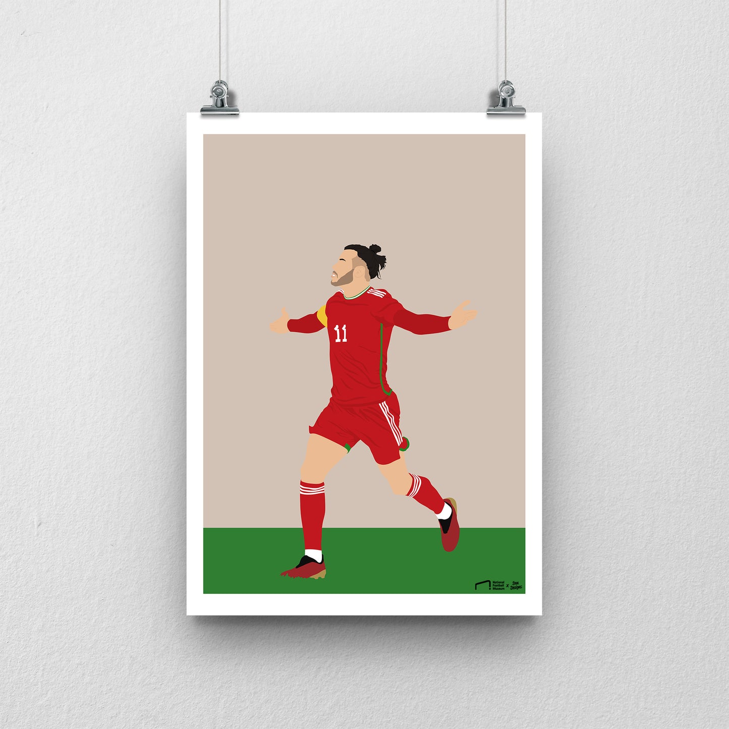 Gareth Bale Wales Print - DanDesignsGB