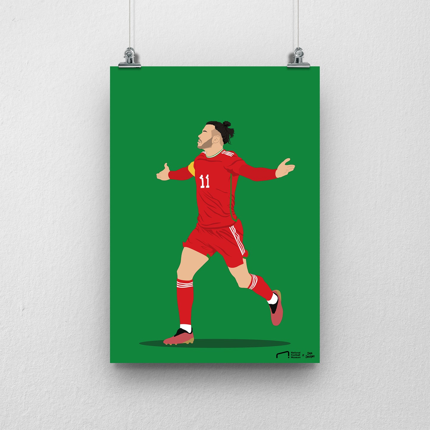 Gareth Bale Wales Print - DanDesignsGB