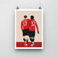 Garnacho and Mainoo Print - DanDesignsGB