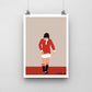 George Best Print - DanDesignsGB