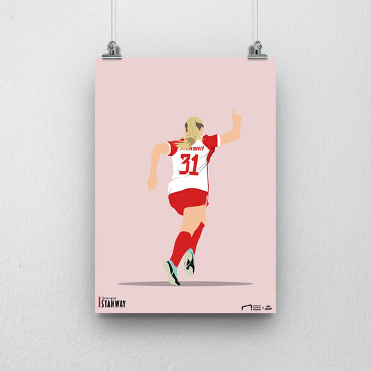 Georgia Stanway Bayern Munich Print - DanDesignsGB