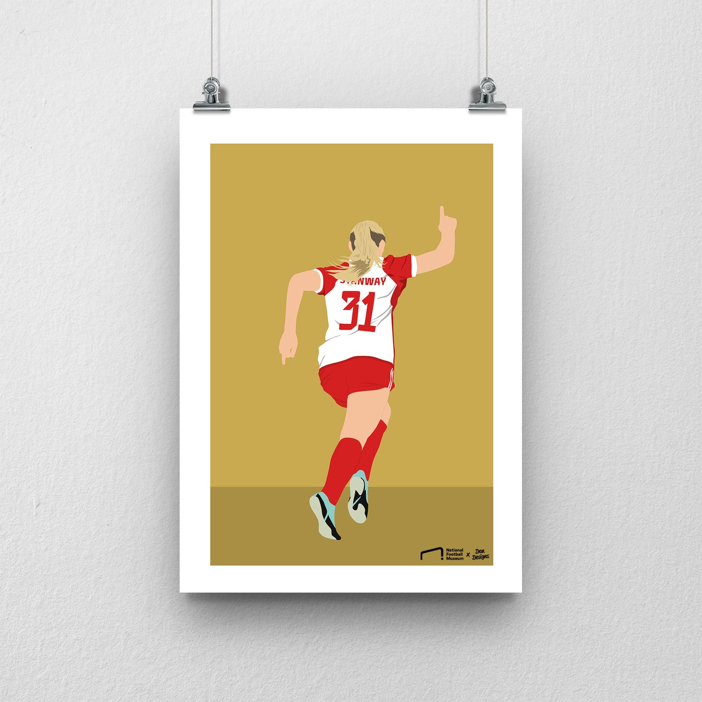 Georgia Stanway Bayern Munich Print - DanDesignsGB