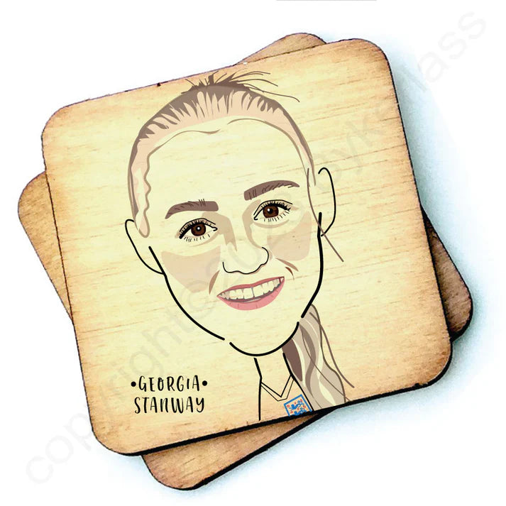 Georgia Stanway Wooden Coasters