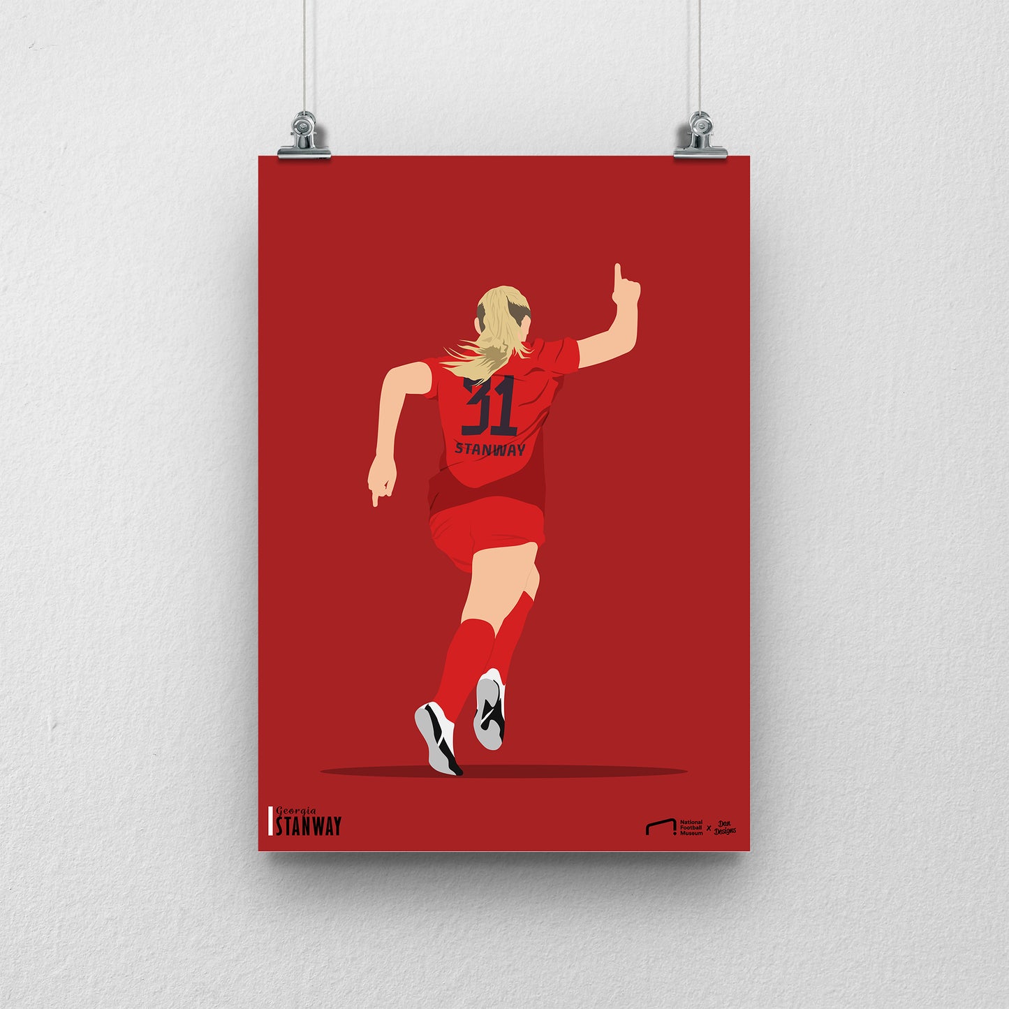 Georgia Stanway Bayern Munich Print - DanDesignsGB