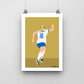 Georgia Stanway EURO A3 EURO 2025 Art Print - DanDesignsGB