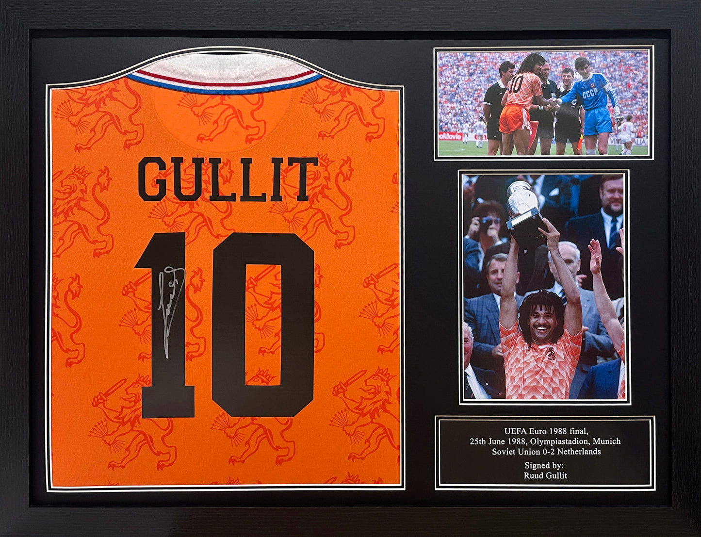 Ruud Gullit Signed Holland Shirt
