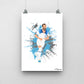 Harry Kane England Print - DanDesignsGB