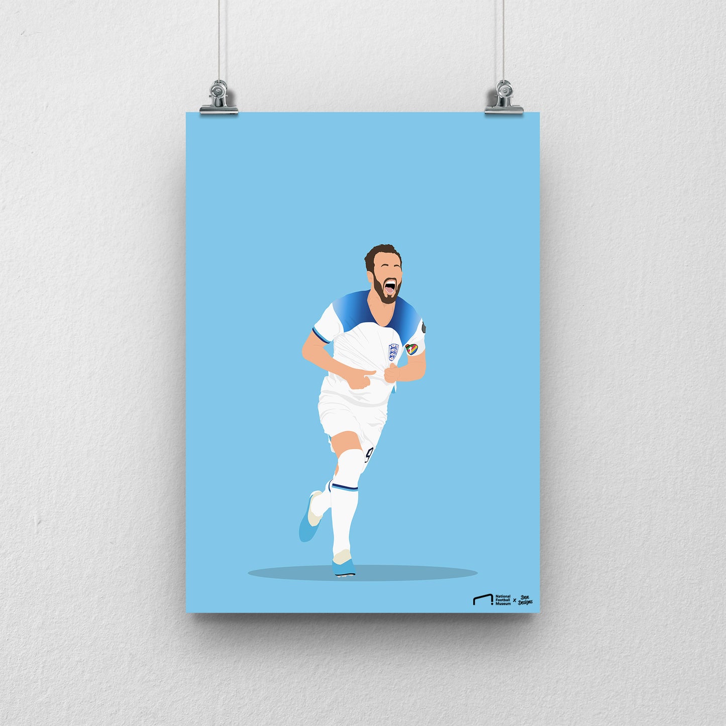 Harry Kane England Print - DanDesignsGB