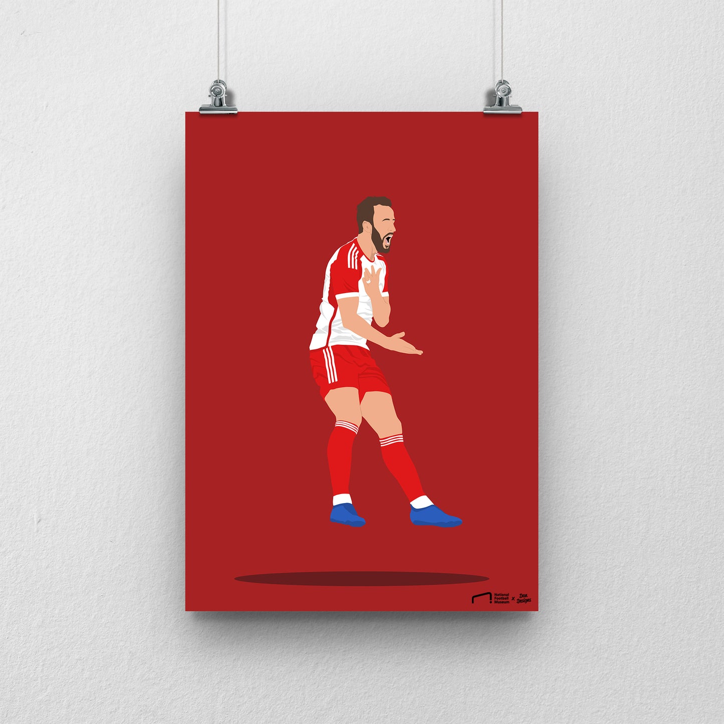 Harry Kane Bayern Munich Print - DanDesignsGB