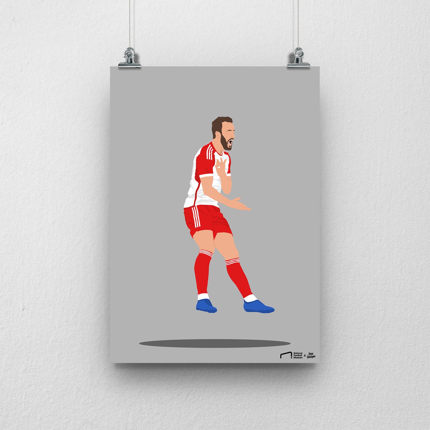 Harry Kane Bayern Munich Print - DanDesignsGB