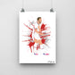 Harry Kane England Print - DanDesignsGB