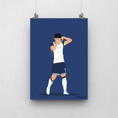 Son Heung-Min Print - DanDesignsGB